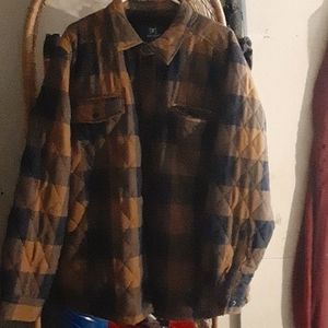 Extra large flannel coat
